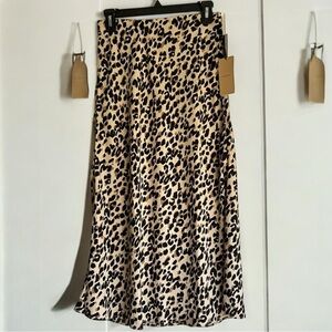 NWT Halogen Animal Print Skirt XS